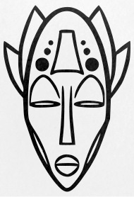 190x278 African Mask