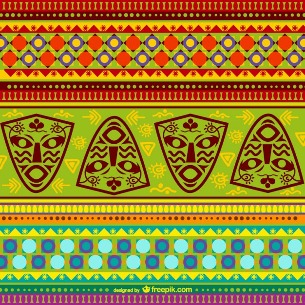 Colorful African Pattern Vector Free Download 626x626 Colorful African Pattern Vector Free Download