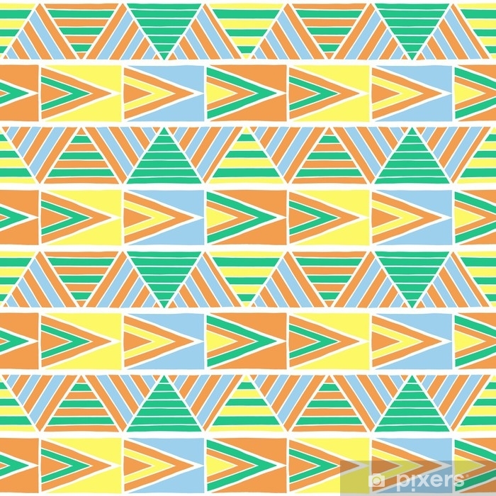 Summer African Pattern Vector Seamless Geometric Triangle Texture 700x700 Summer African Pattern Vector Seamless Geometric Triangle Texture