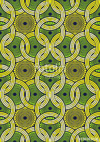 354x500 Textile Fashion African Print Fabric Super Wax Vector