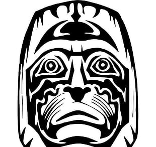 310x293 Tribal Colored Mask Vector Free Graphics Uihere