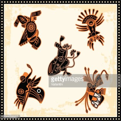 414x414 Vector African Tribal Ornaments Premium Clipart