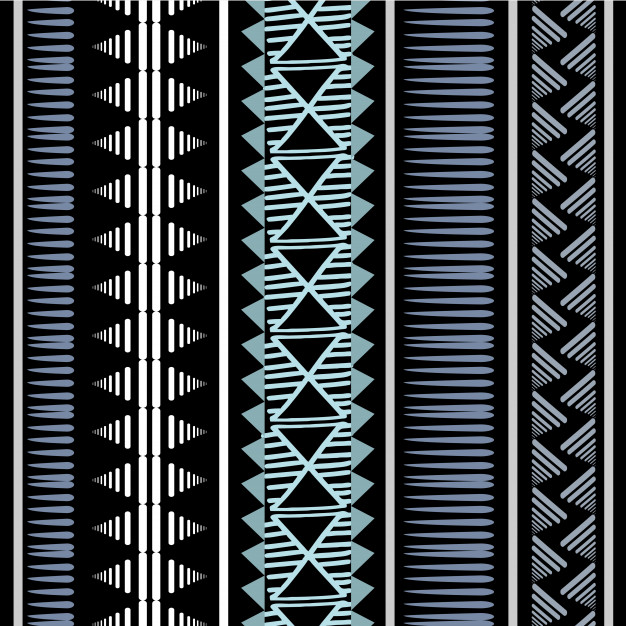 626x626 Vintage Stripes African Tribal Pattern Vector Premium Download