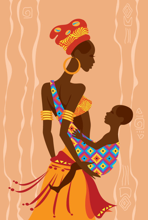 African Woman Illustrtion Vector Material Free Download 500x742 African Woman Illustrtion Vector Material Free Download