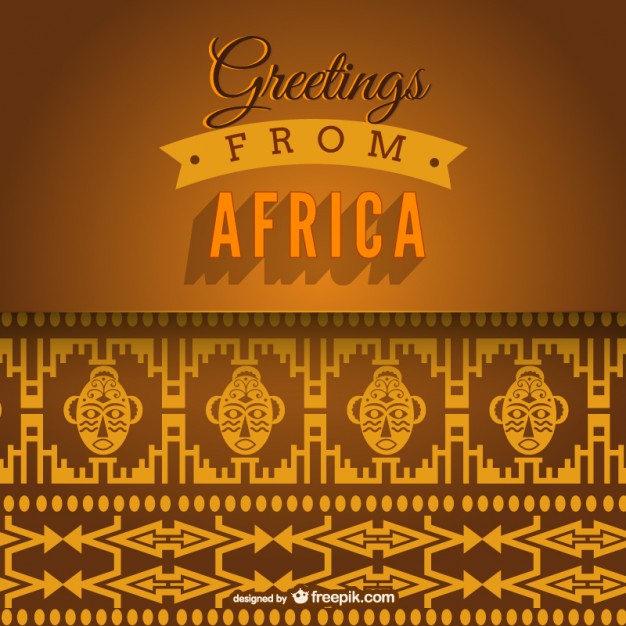 626x626 Greetings From Africa Vector Vector Free Download