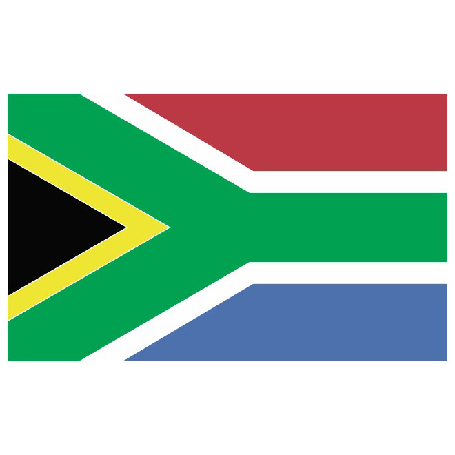 660x660 South African Vector Flag