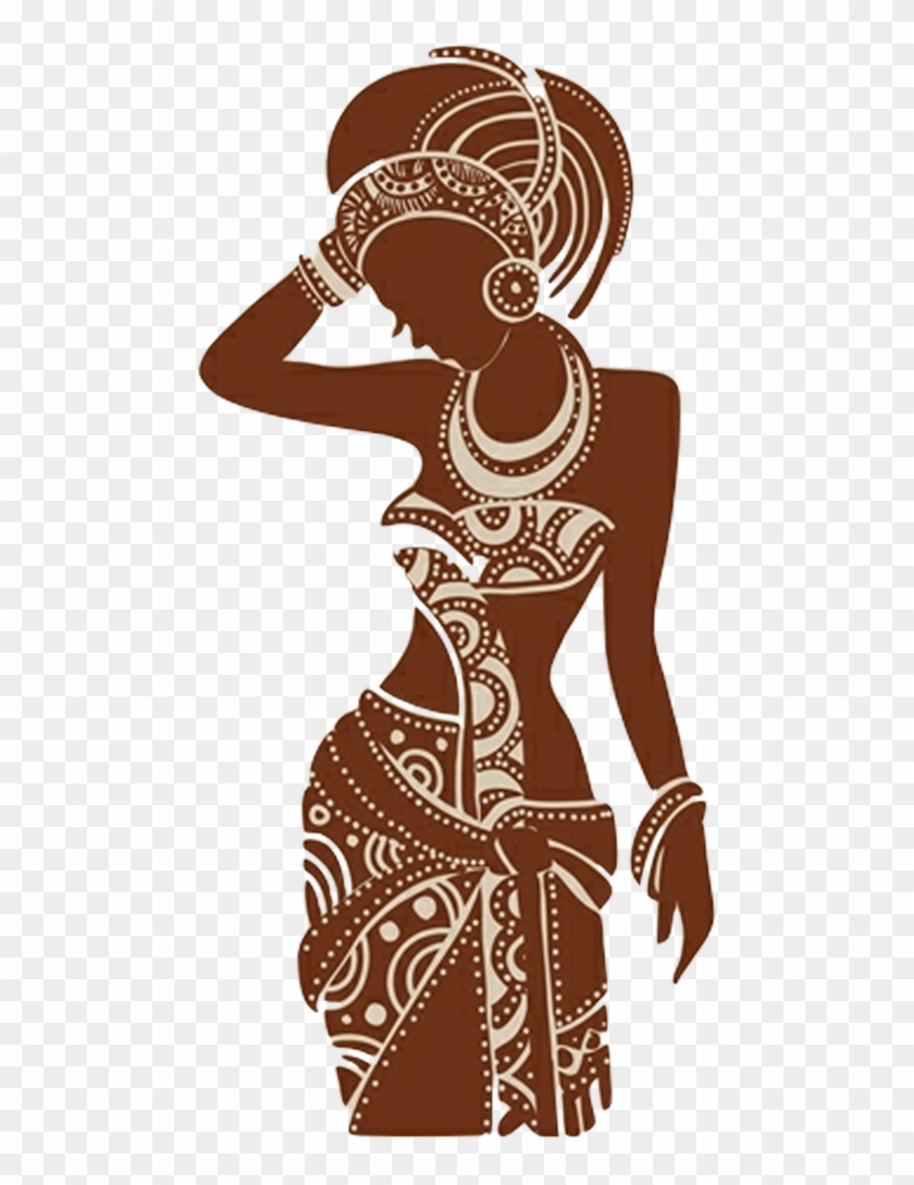 African Woman Silhouette Vector At Collection Of African Woman Silhouette 7121