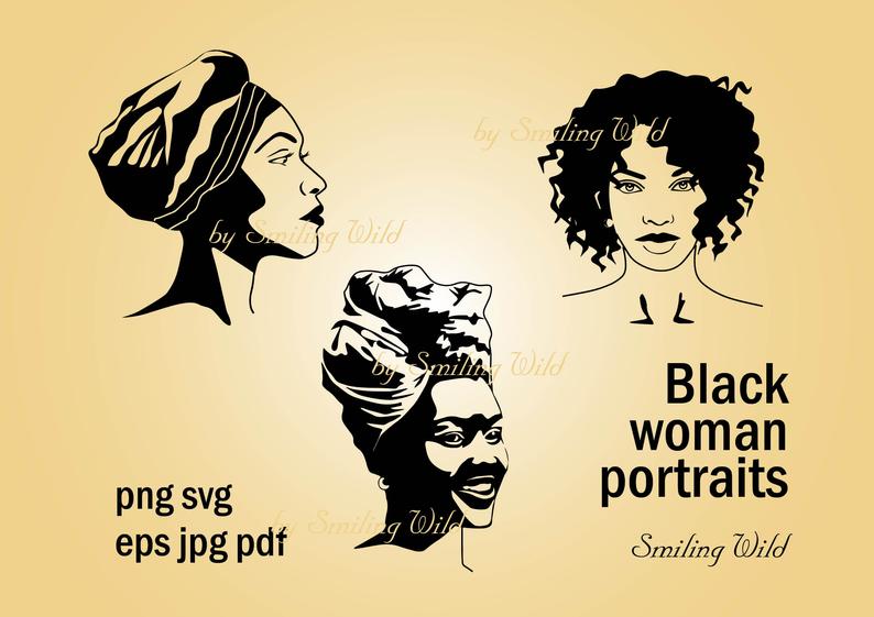 Black Woman Portrait Png Vector Art Woman Silhouette Etsy 794x561 Black Woman Portrait Png Vector Art Woman Silhouette Etsy