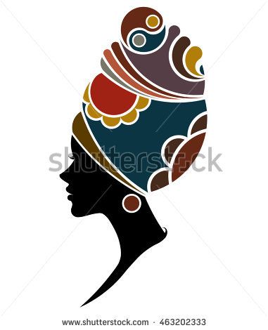 Illustration Vector Of African Women Silhouette Fashion Models 381x470 Illustration Vector Of African Women Silhouette Fashion Models
