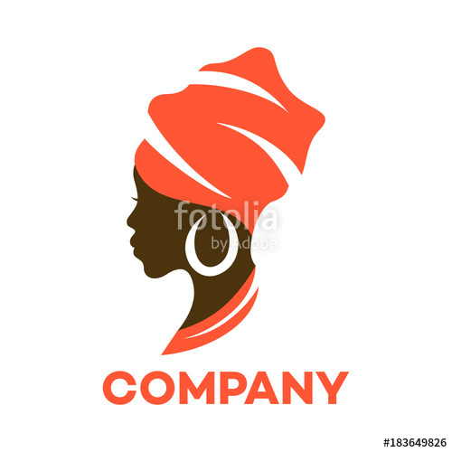 500x500 Beautiful African Woman Logo Stock Image And Royalty Free Vector