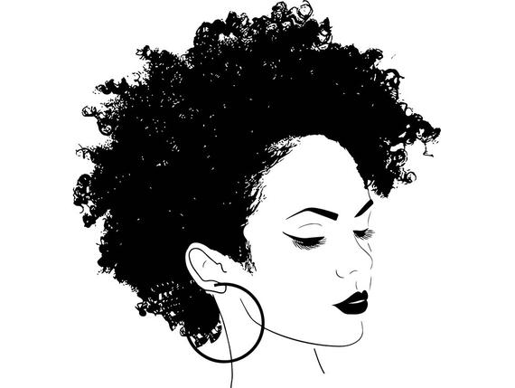 570x429 Afro Woman Princess Queen Afro Hair Beautiful African Etsy