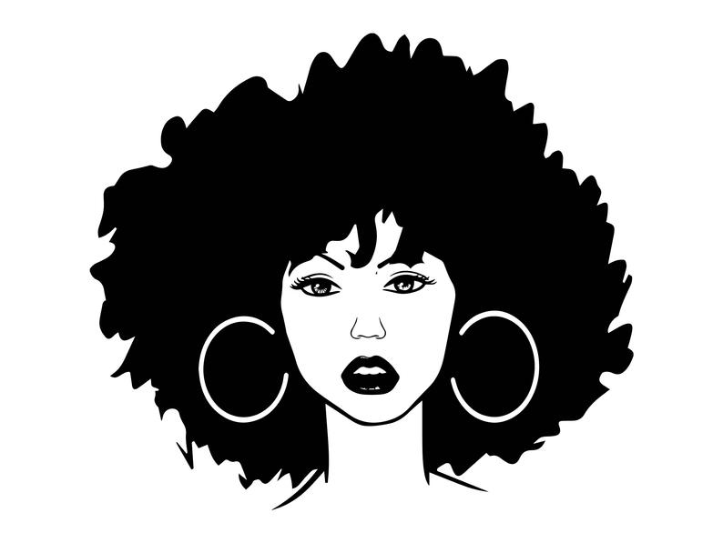 Afro Hair Vector at Vectorified.com | Collection of Afro Hair Vector ...