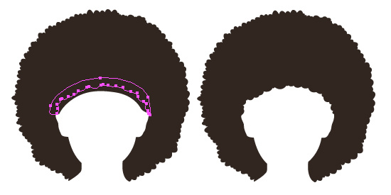 Natural Hair Vector Images 550x275 Natural Hair Vector Images
