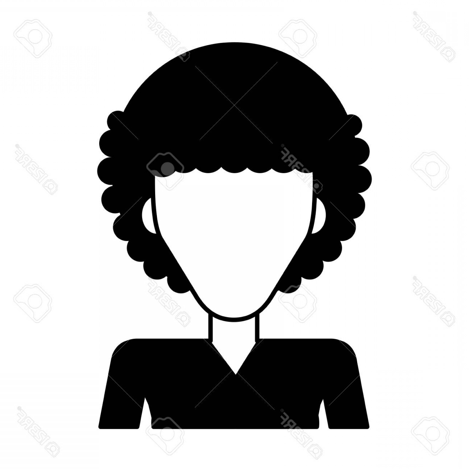 Photostock Vector Woman With Afro Hair Avatar Icon Image Vector 1560x1560 Photostock Vector Woman With Afro Hair Avatar Icon Image Vector
