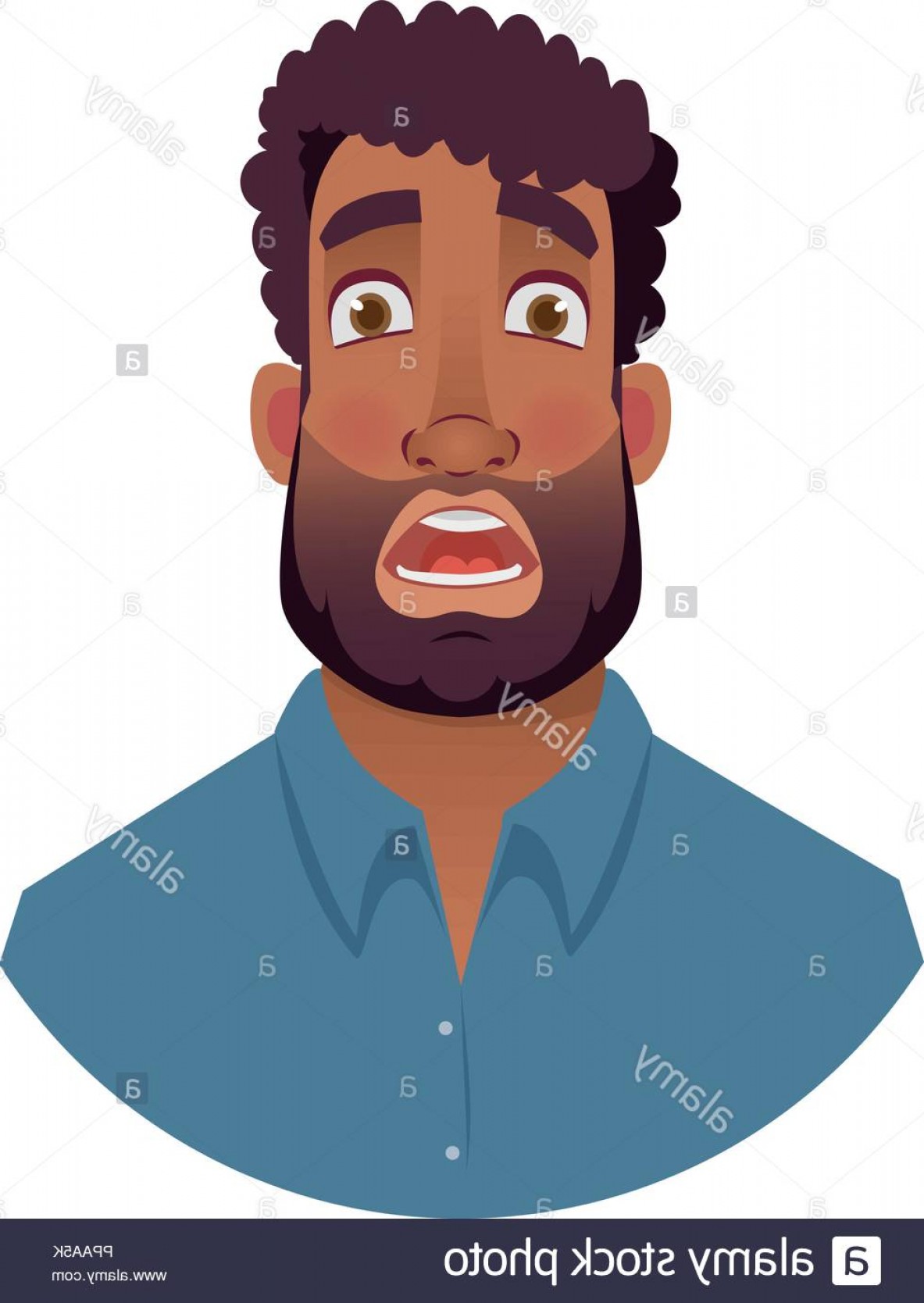 1183x1668 Black Man Afro Vector Lamaison