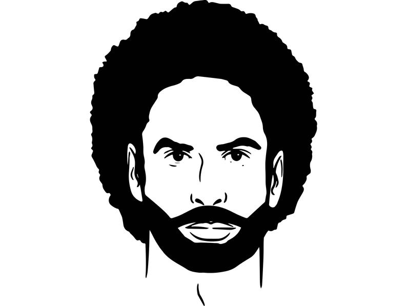 794x597 Black Man Beard Afro Male Handsome African American Sexy Etsy