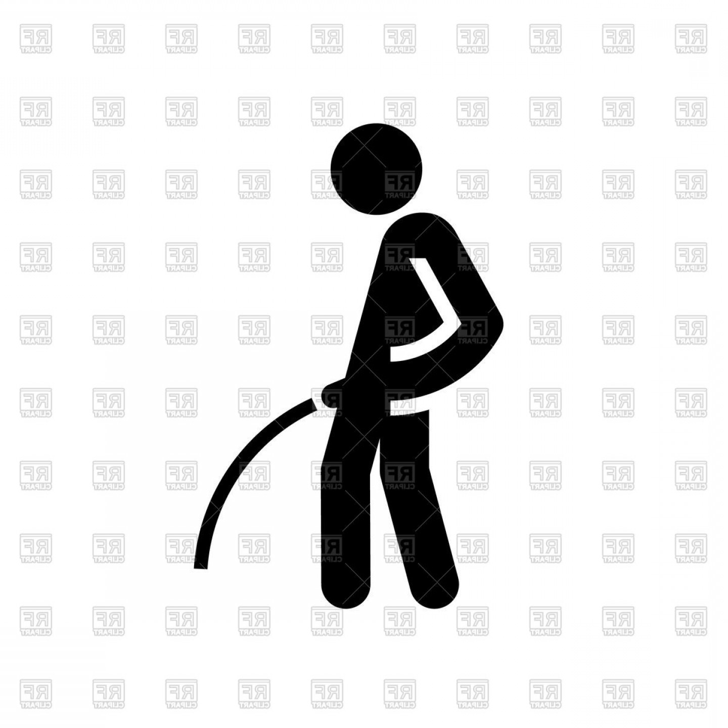 1440x1440 Black Toilet Icon Man Vector Clipart Hoodamathrun
