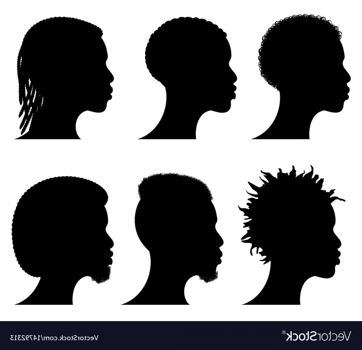 1200x1162 Afro Silhouette Vector Soidergi