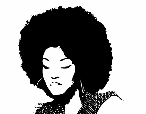 570x446 Silhouette Afro