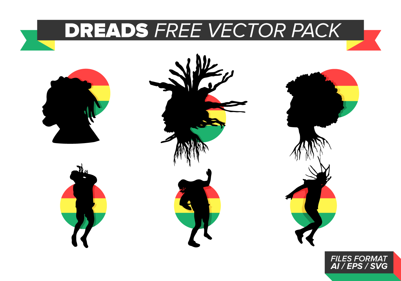 1400x980 Afro Free Vector Art