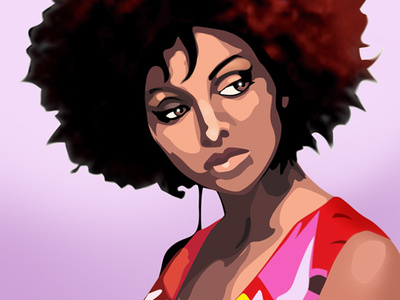 400x300 Afro Girl