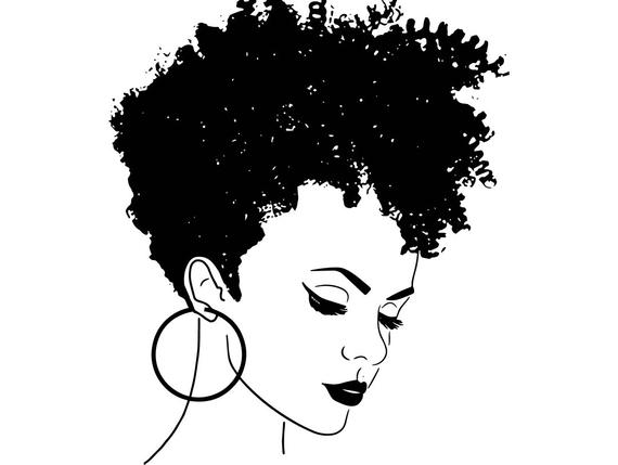 Afro Woman Vector at Vectorified.com | Collection of Afro Woman Vector ...