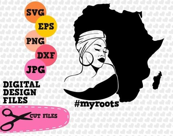 570x449 Black Girl Afro My Roots Multilayered, Afro Lady