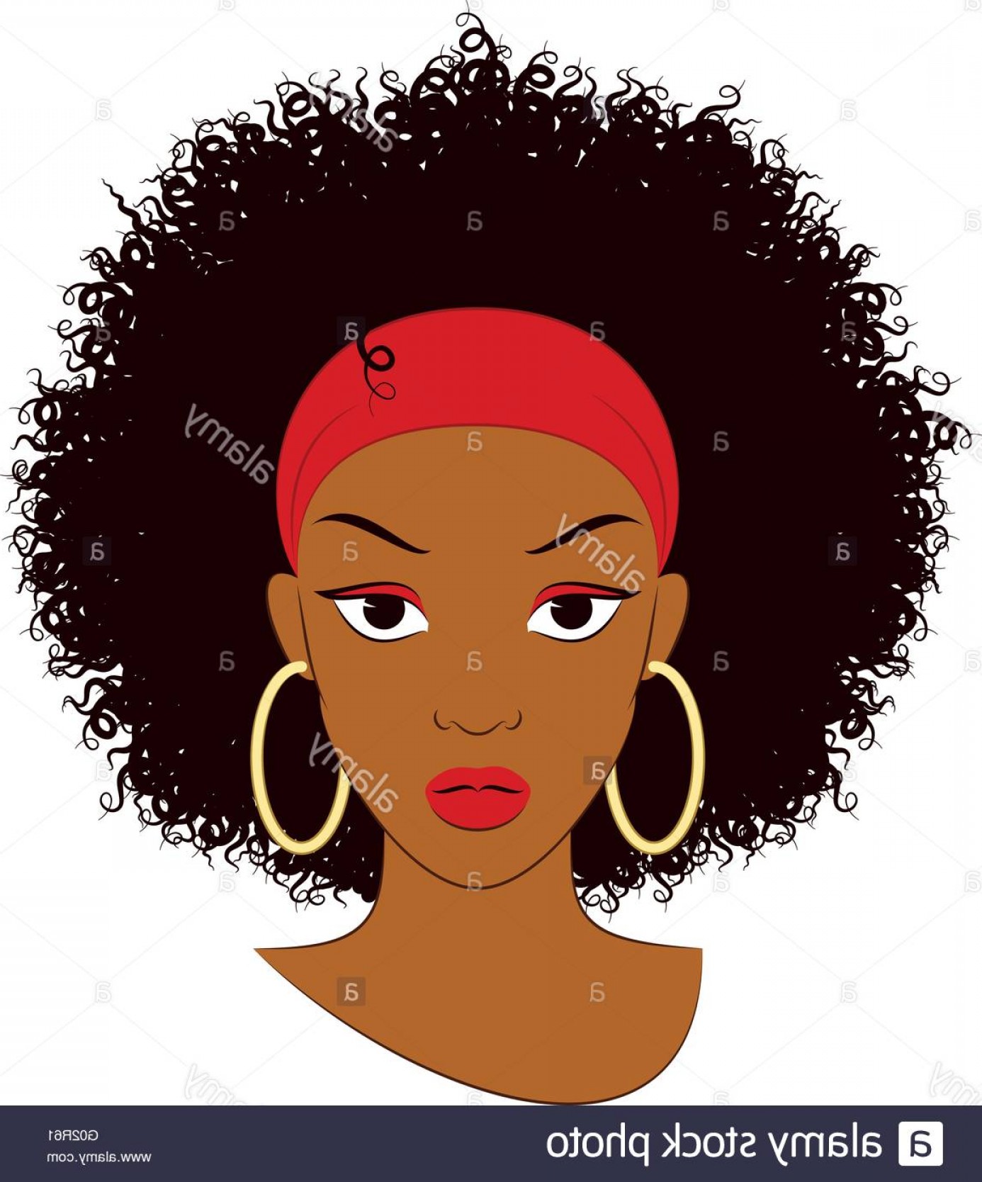 Afro Woman Vector at Vectorified.com | Collection of Afro Woman Vector ...