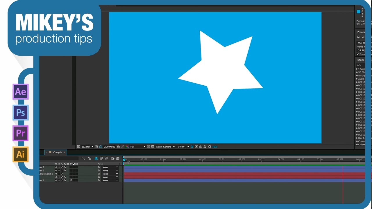Vector Shape Layer Trails In After Effects 1280x720 Vector Shape Layer Trails In After Effects