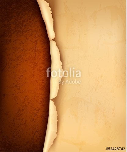 416x500 Background With Ripped Vintage Paper Vector Illustration Stock