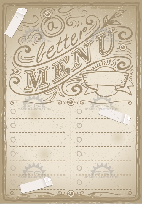 479x690 Bar Menu Vintage