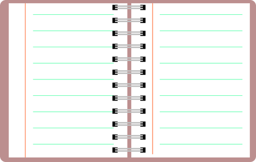 500x316 Agenda Vector Image