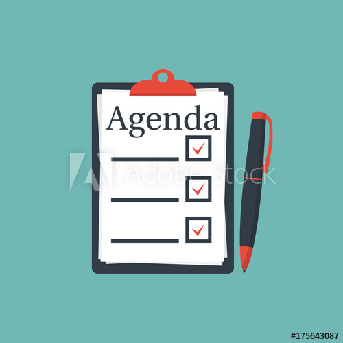 500x500 Clipboard Agenda Vector Illustration Flat Design Isolated