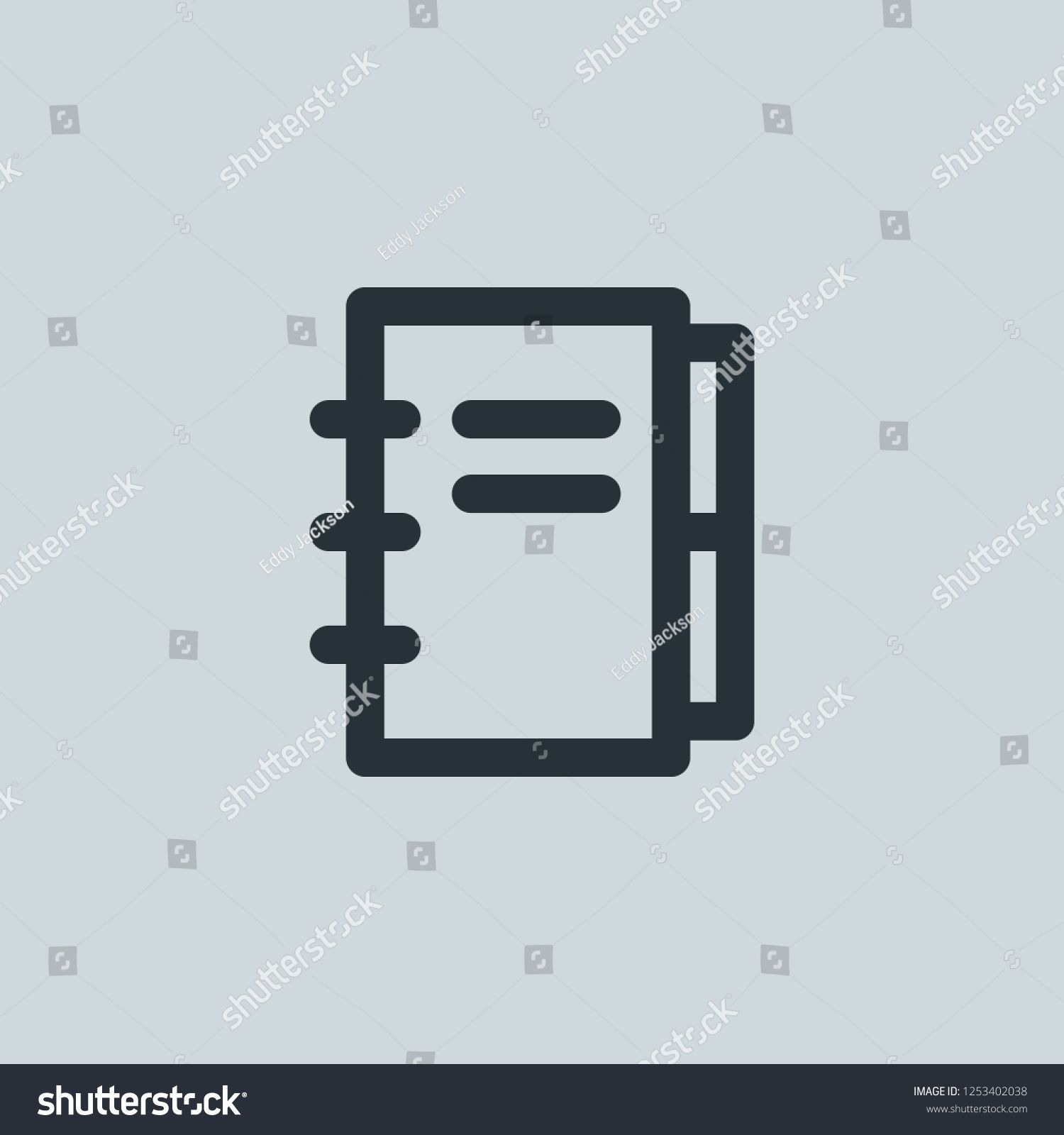 1500x1600 Outline Agenda Vector Icon Agenda Illustration For Web, Mobile