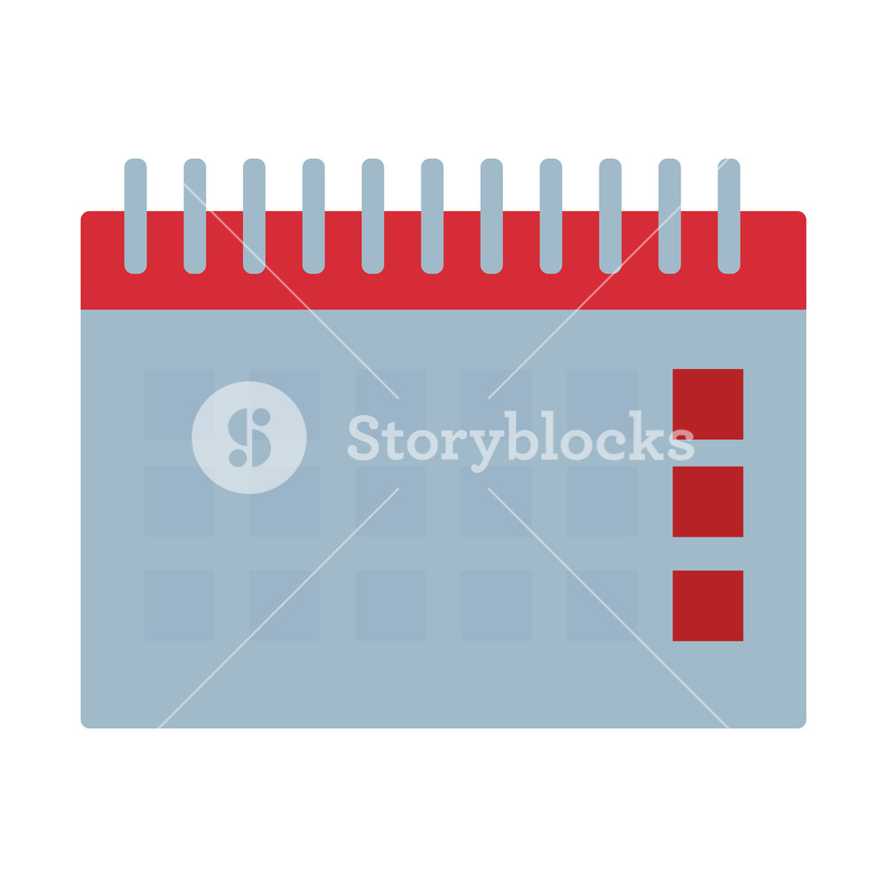 1000x1000 Calendar Business Agenda Vector Illustration Graphic Design