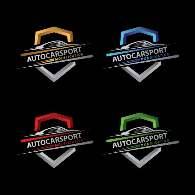 626x626 Auto Car Sport Shield Logo Vector Premium Download