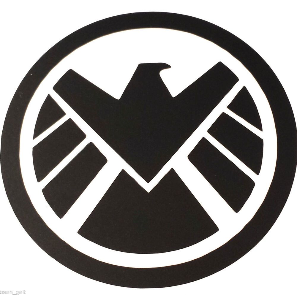 1000x994 Avenger And Marvel Agents Of Shield Logo Vinyl Decal Size Color