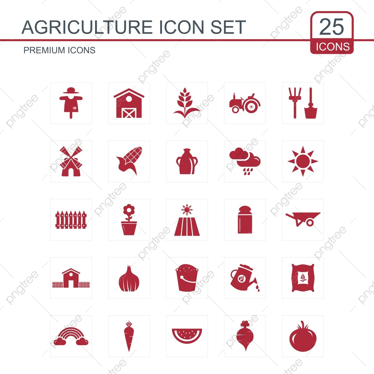1200x1200 Agricultural Icons Set, Agriculture, Icon, Icons Png And Vector