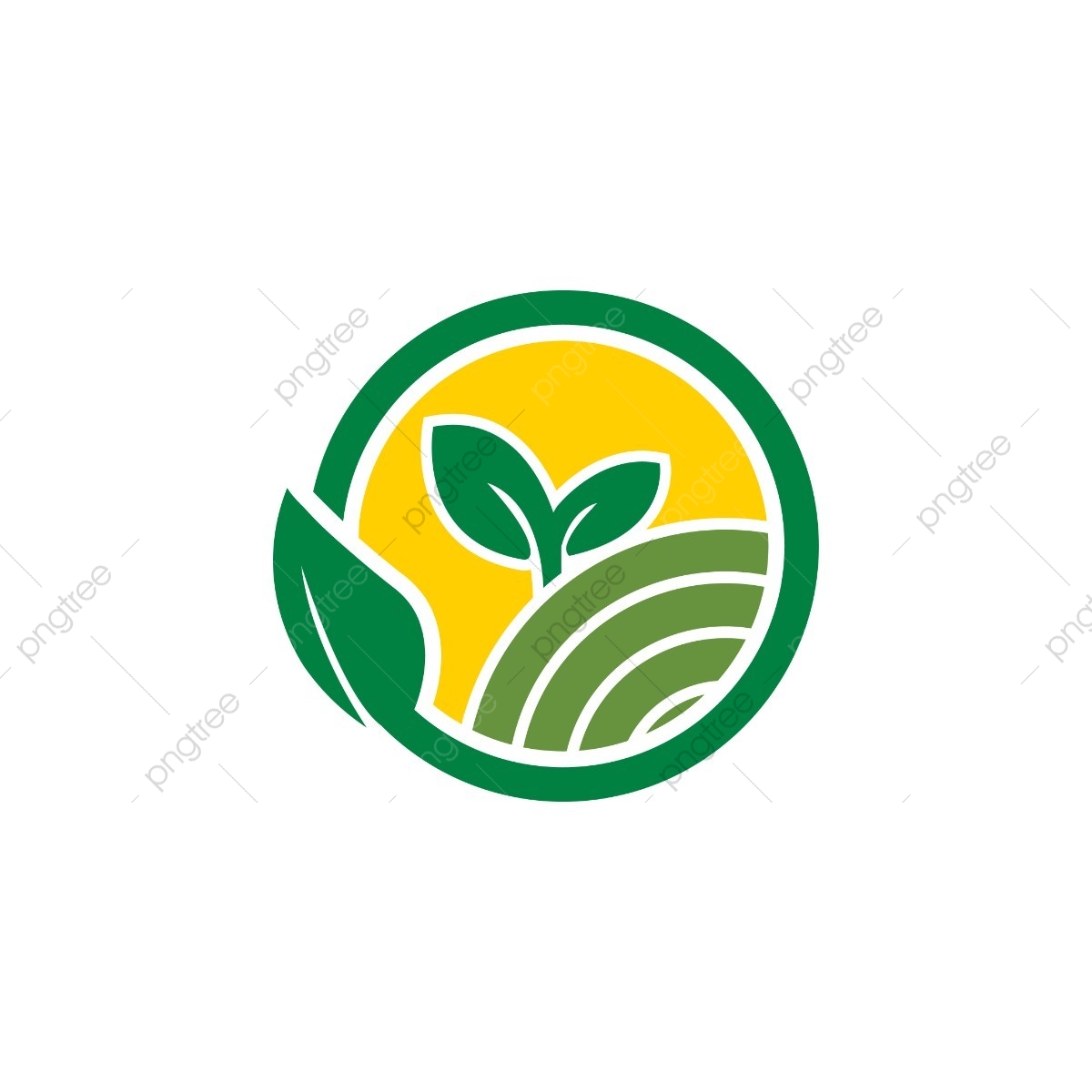 1200x1200 Clean Farm Agriculture Logo Design Concept, Circle, Flat, Vintage