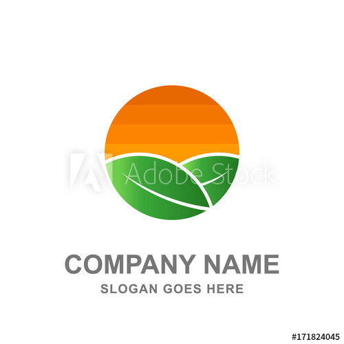 500x500 Nature Farm Agriculture Logo Vector Icon