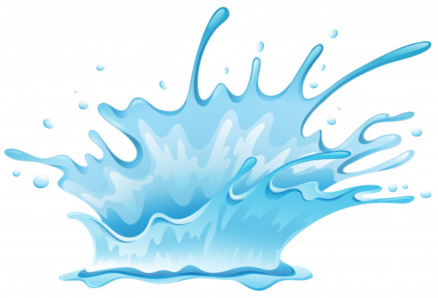 626x426 Fresh Water Splash On Isolated Background Vector Premium Download