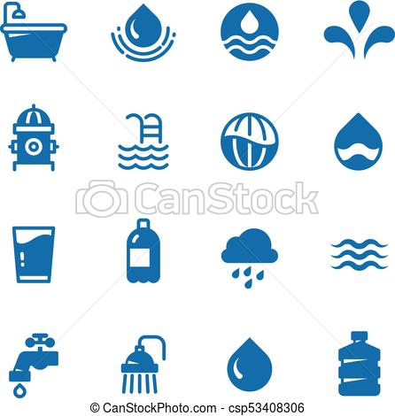 446x470 Silueta, Agua, Icons Agua, Vector, Limpio, Pictograms Agua