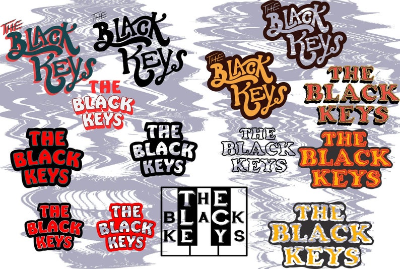 794x534 The Black Keys Logo Text Vector Format Plus Etsy