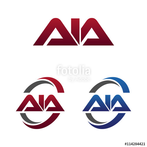 Modern Letters Initial Logo Vector Swoosh Red Blue Aia Stock 500x500 Modern Letters Initial Logo Vector Swoosh Red Blue Aia Stock