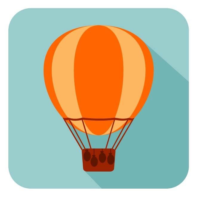 660x660 Free Hot Air Balloon Vector Icon Files, Vectors Graphics