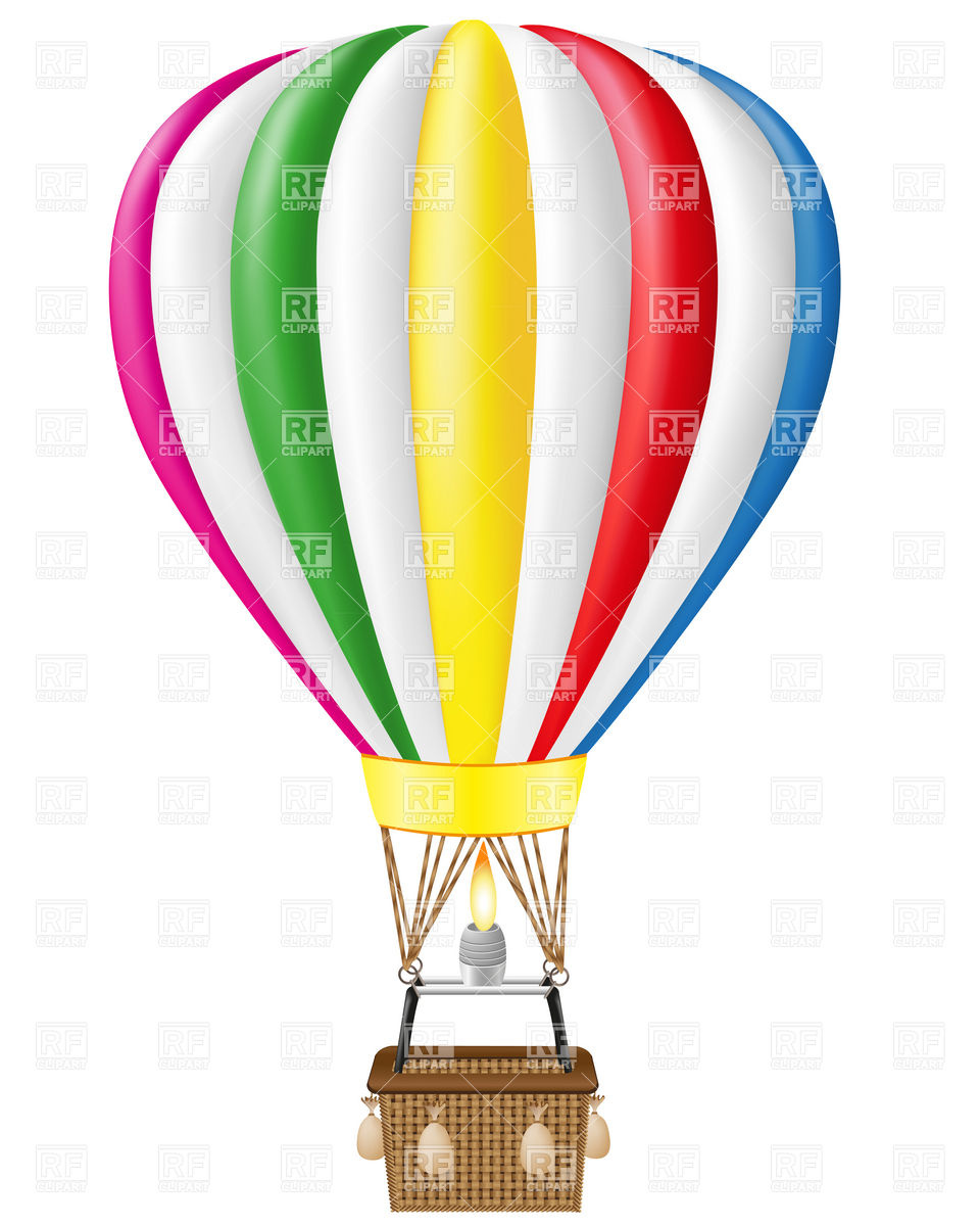 960x1200 Hot Air Balloon Vector Image Of Objects Konturvid