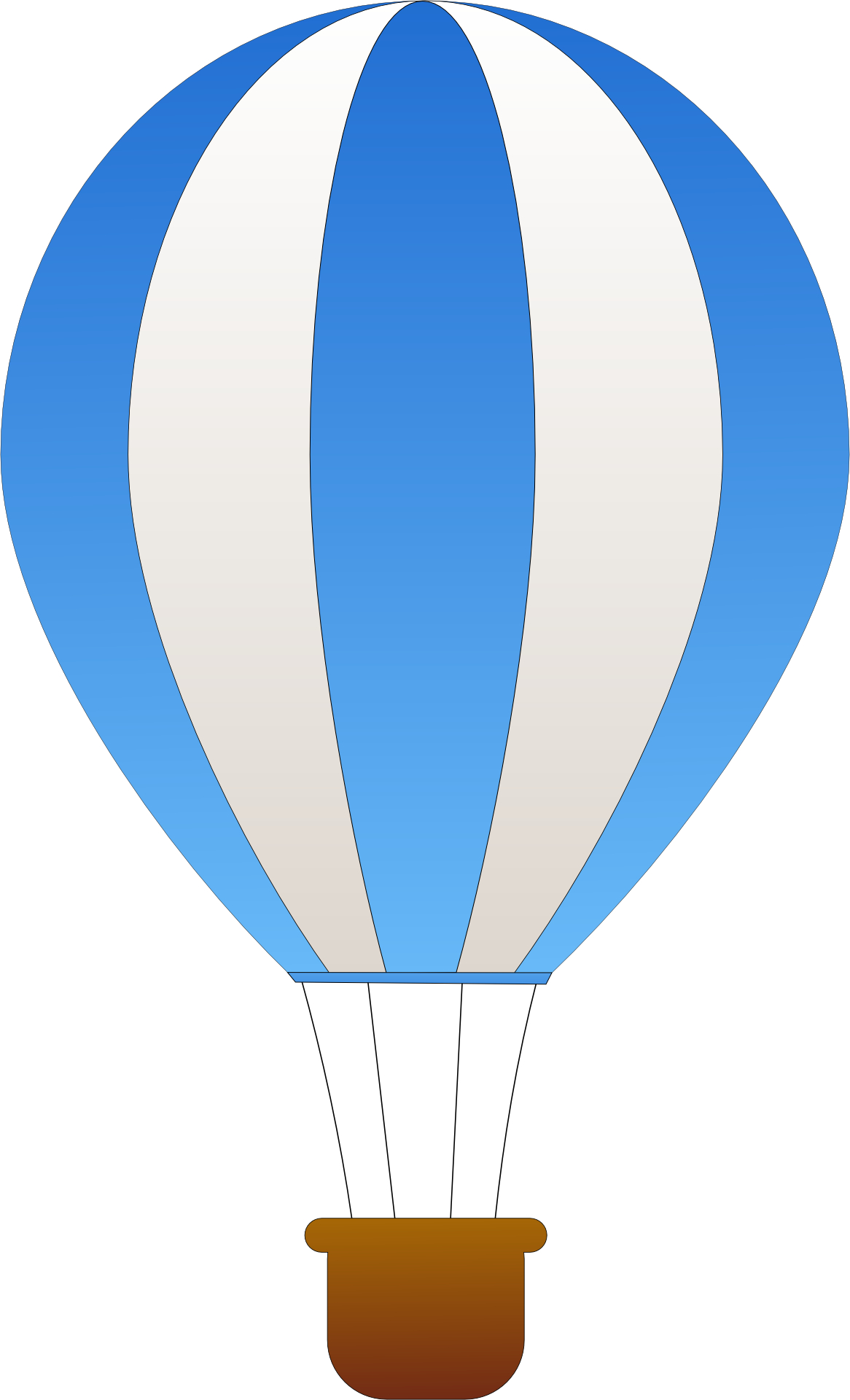 1166x1920 Cartoon Blue White Hot Air Balloon Vector Free Vector,icons