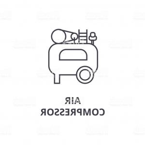 300x300 Photostock Vector Car Air Compressor Icon In Cartoon Style