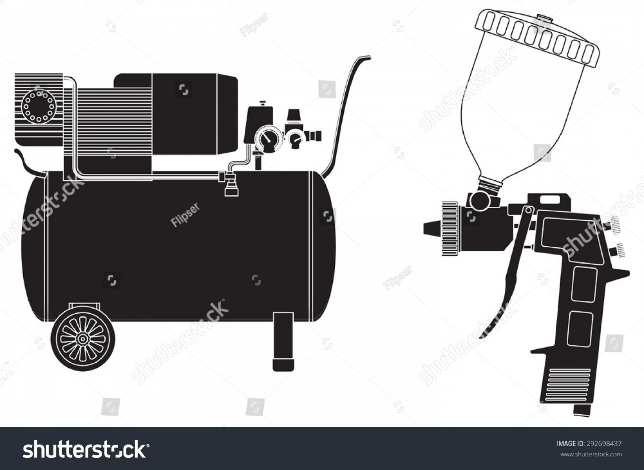 Air Compressor Vector at Vectorified.com | Collection of Air Compressor ...