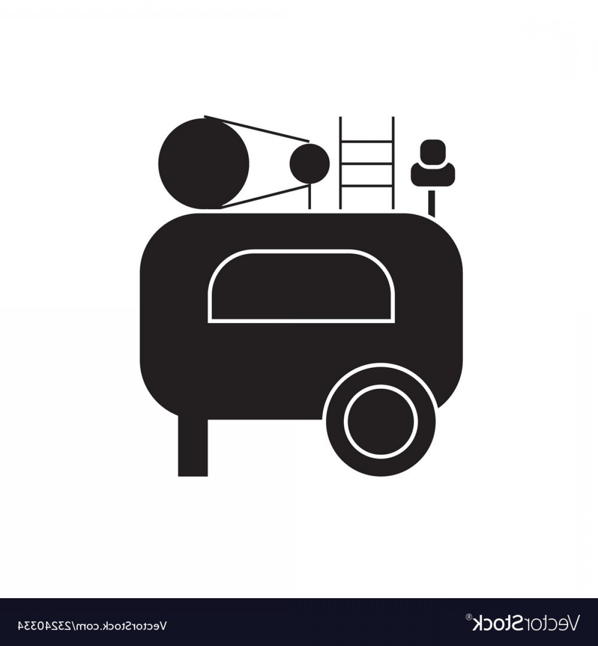 1200x1296 Air Compressor Black Concept Icon Air Vector Soidergi